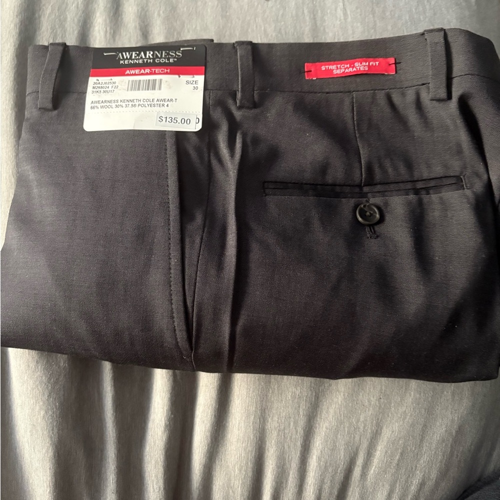 Awearness Kenneth Cole Black Dress Pants